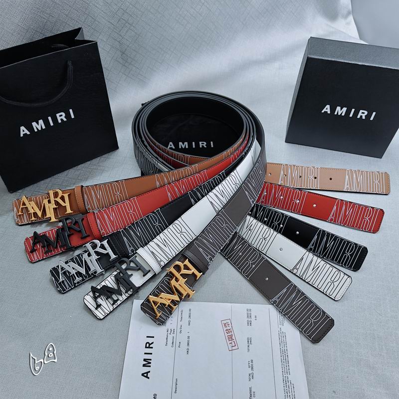 Amiri belt 38mmX90-125cm lb64
